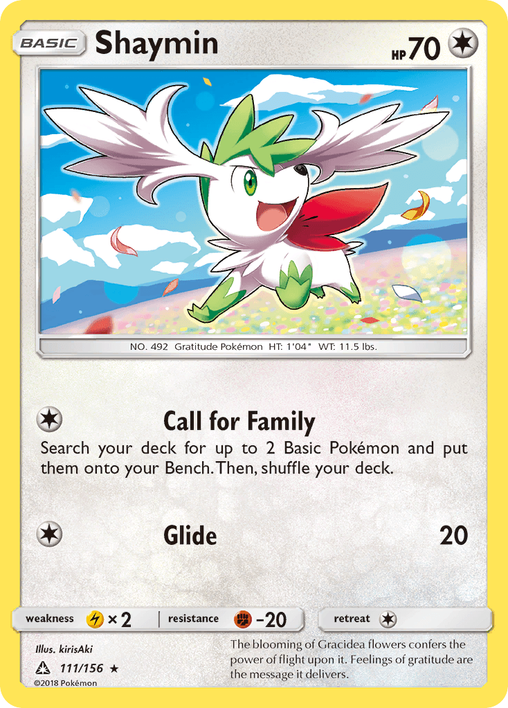 Shaymin Ultra Prism card