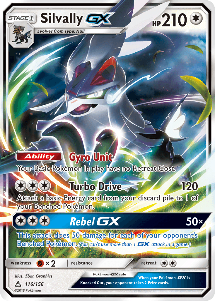 Silvally-GX Ultra Prism card