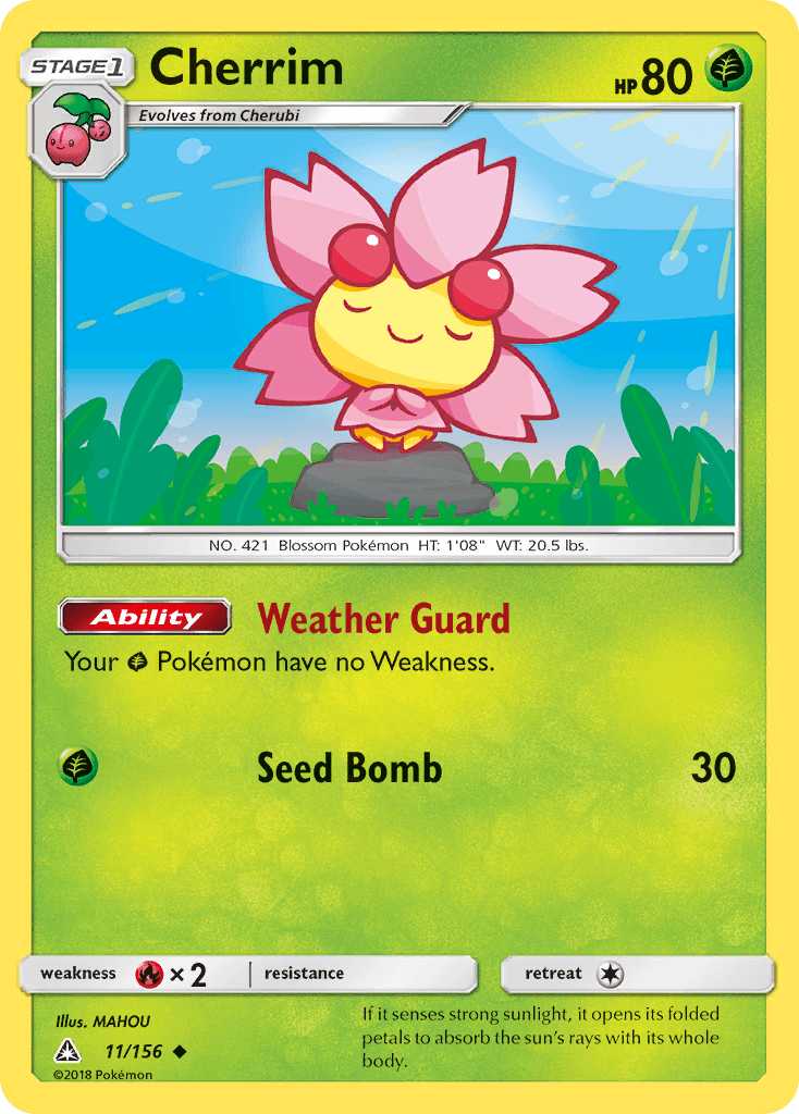 Cherrim Ultra Prism card