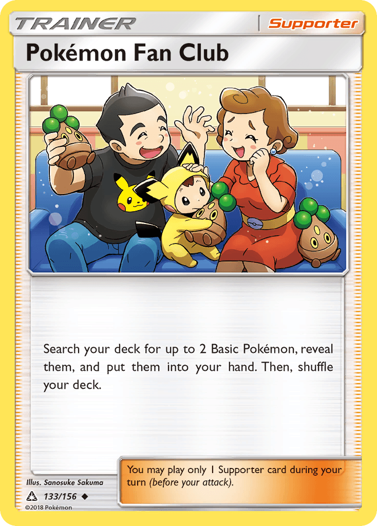 Pokémon Fan Club Ultra Prism card