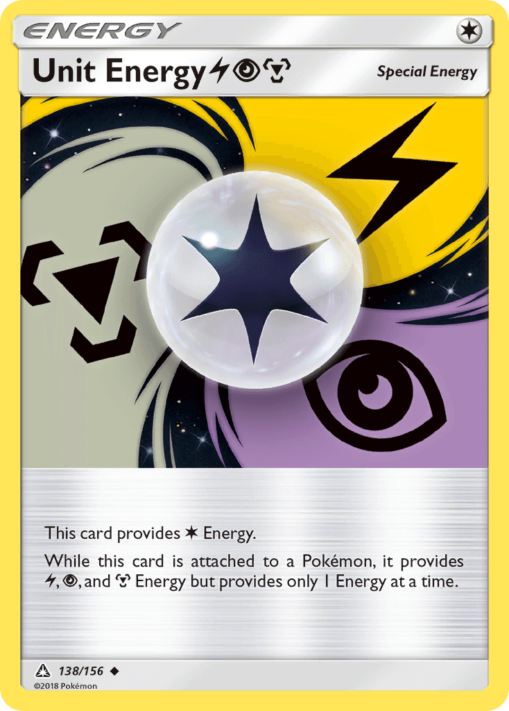 Unit Energy LightningPsychicMetal Ultra Prism card