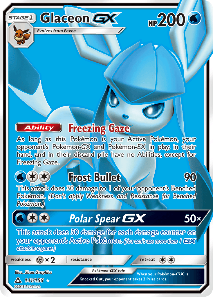 Glaceon-GX Ultra Prism card