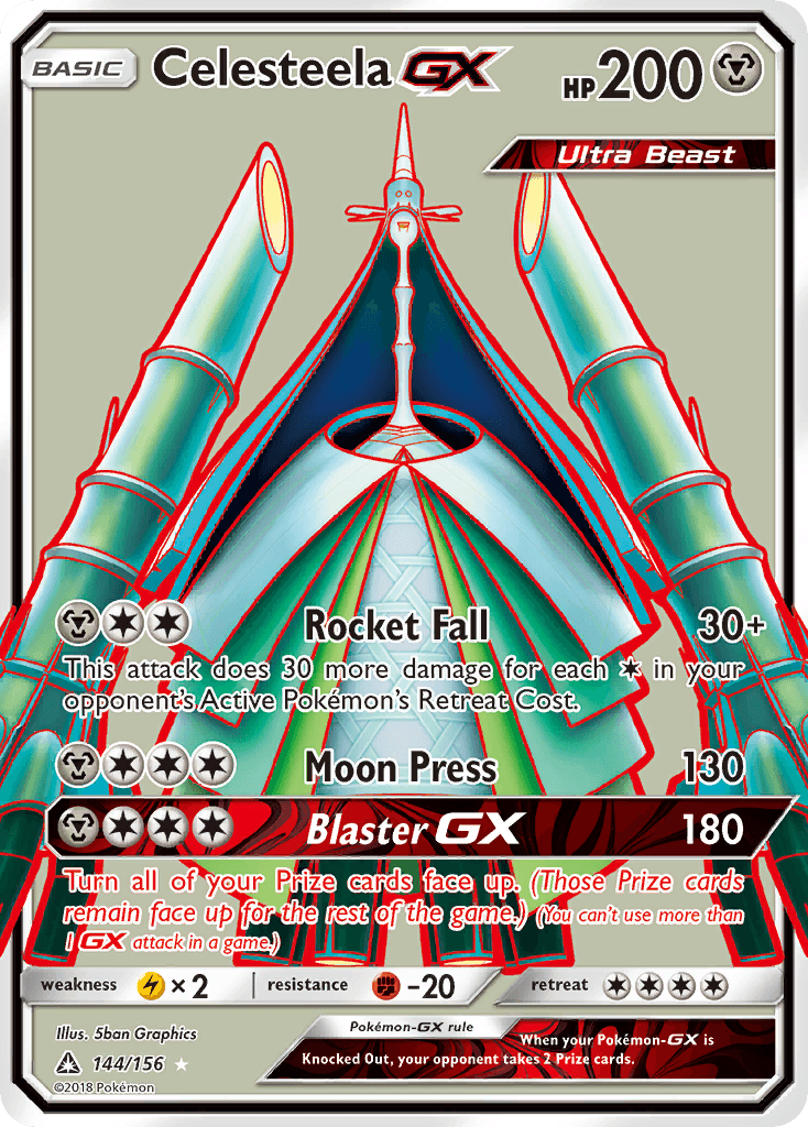 Celesteela-GX Ultra Prism card