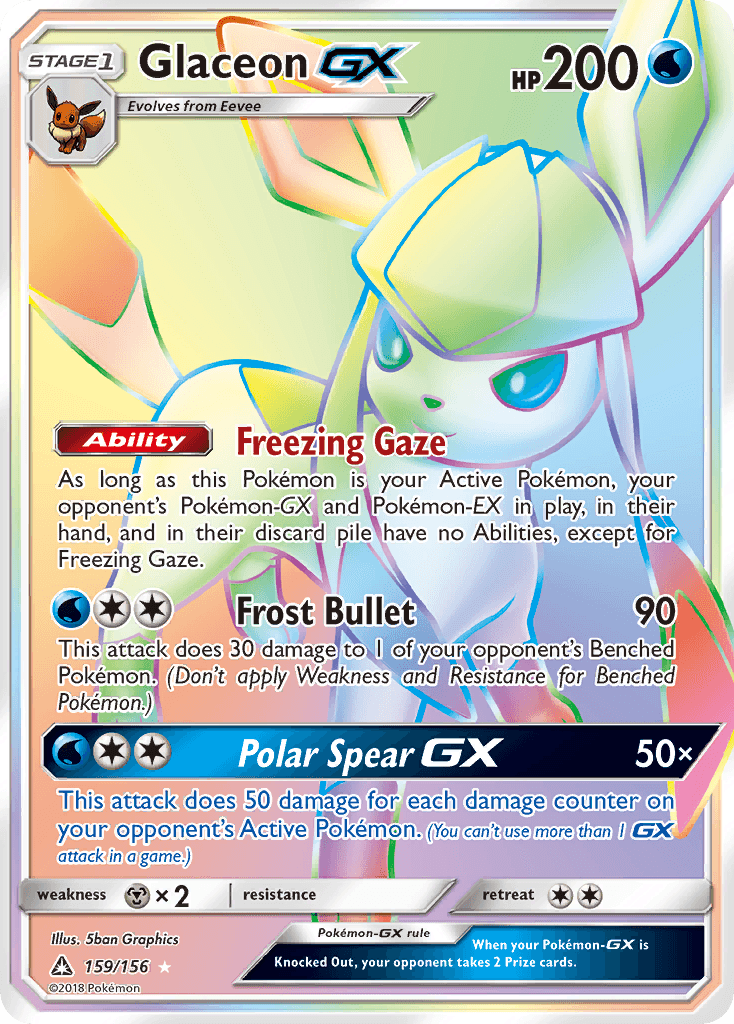 Glaceon-GX Ultra Prism card