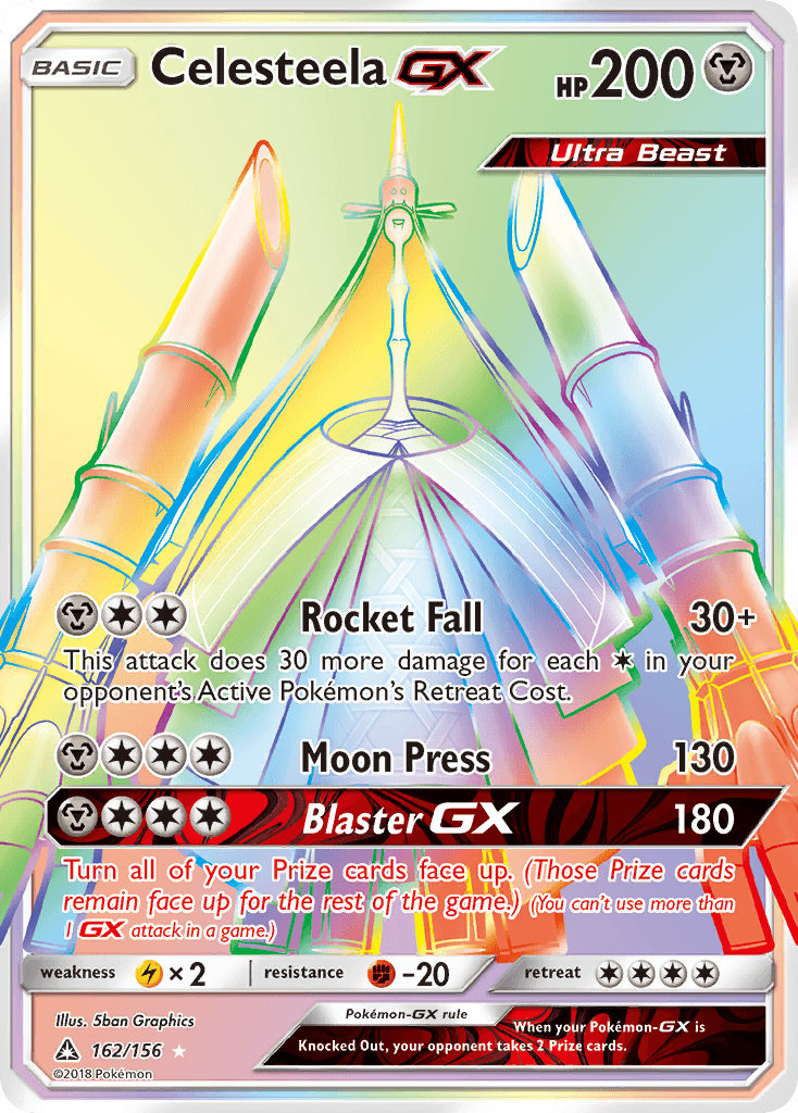 Celesteela-GX Ultra Prism card