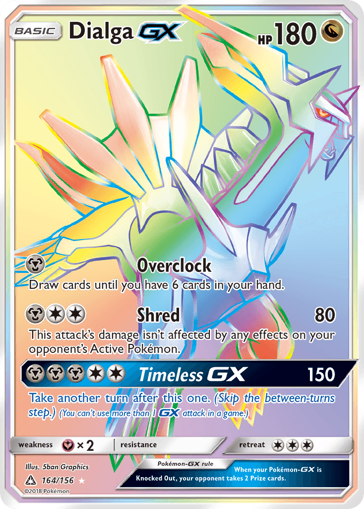 Dialga-GX Ultra Prism card