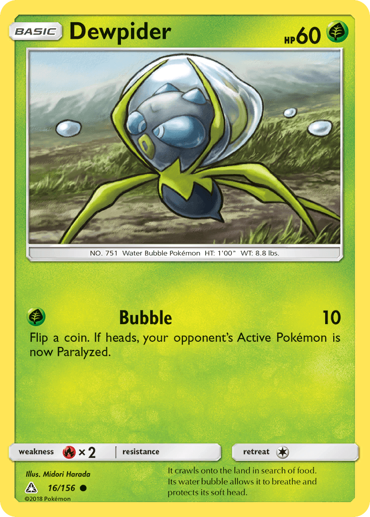 Dewpider Ultra Prism card