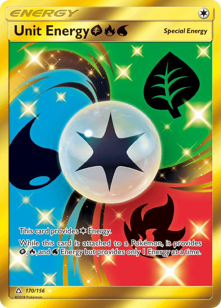 Unit Energy GrassFireWater Ultra Prism card