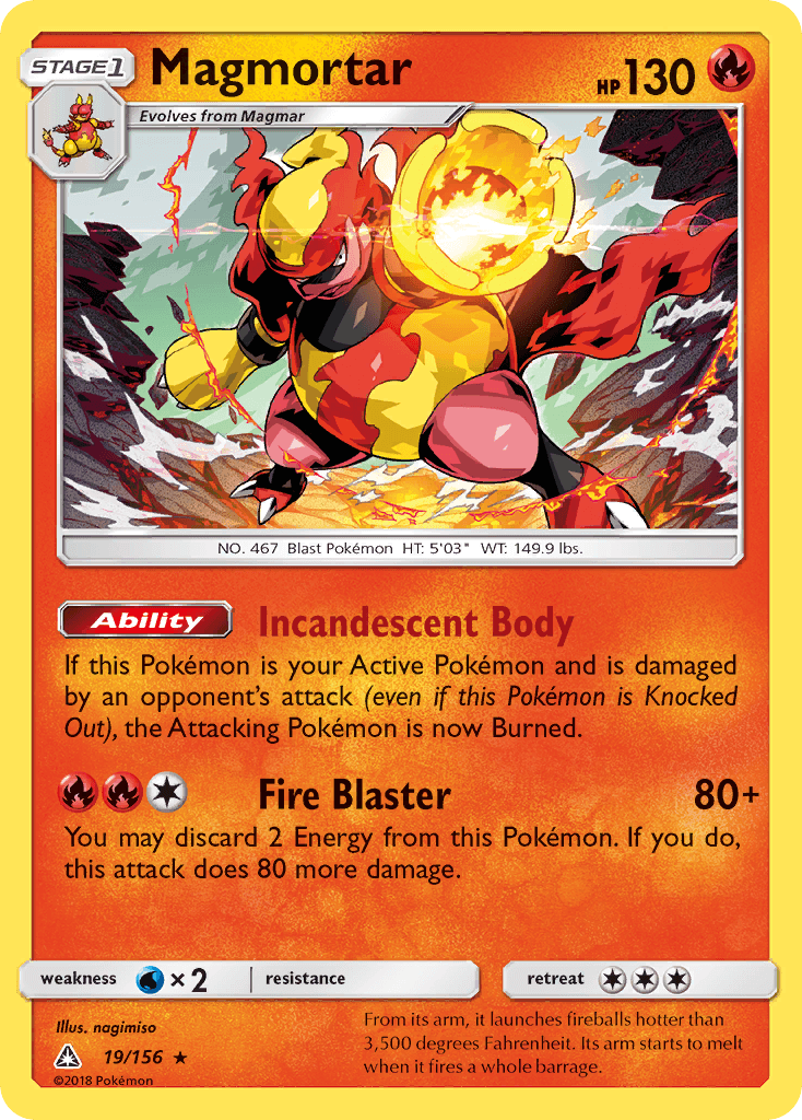 Magmortar Ultra Prism card