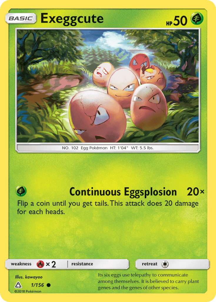 Exeggcute Ultra Prism card