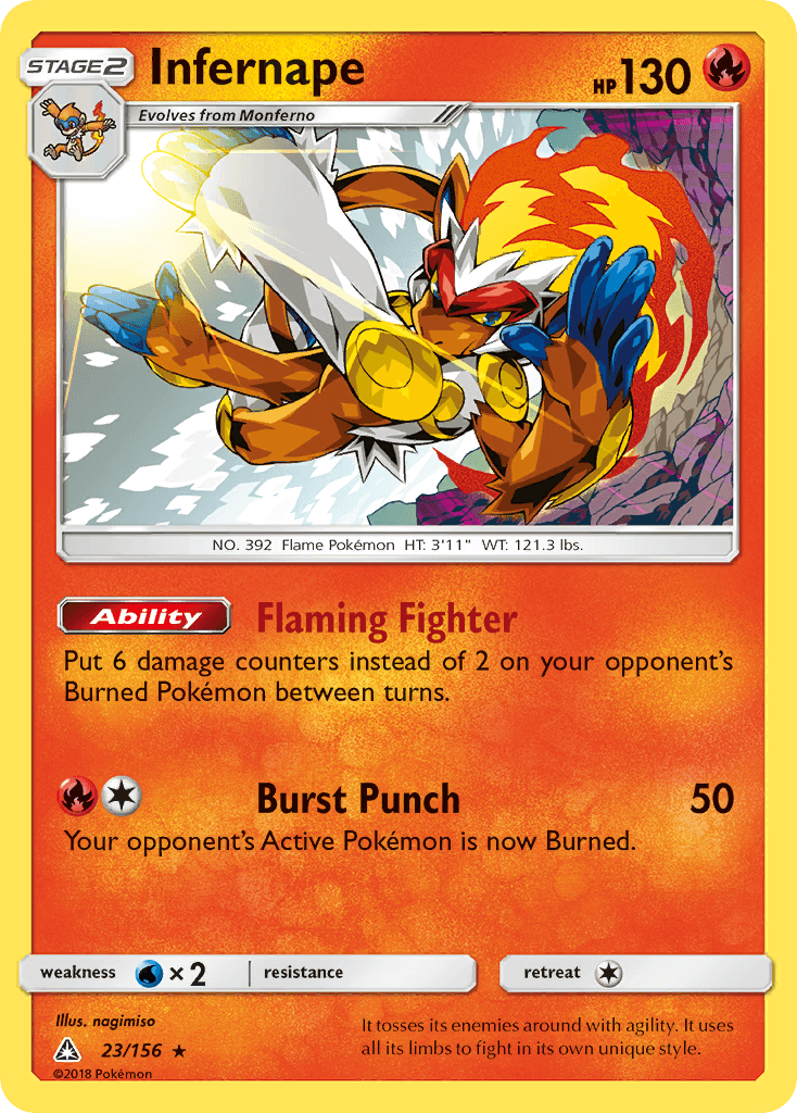 Infernape Ultra Prism card