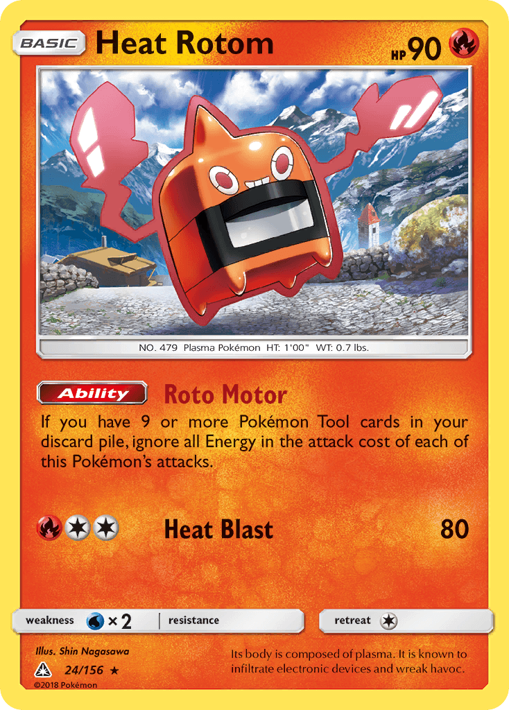 Heat Rotom Ultra Prism card