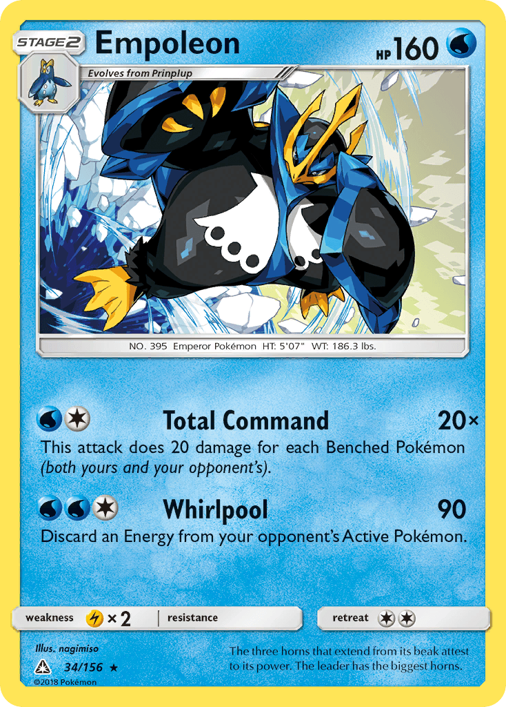 Empoleon Ultra Prism card