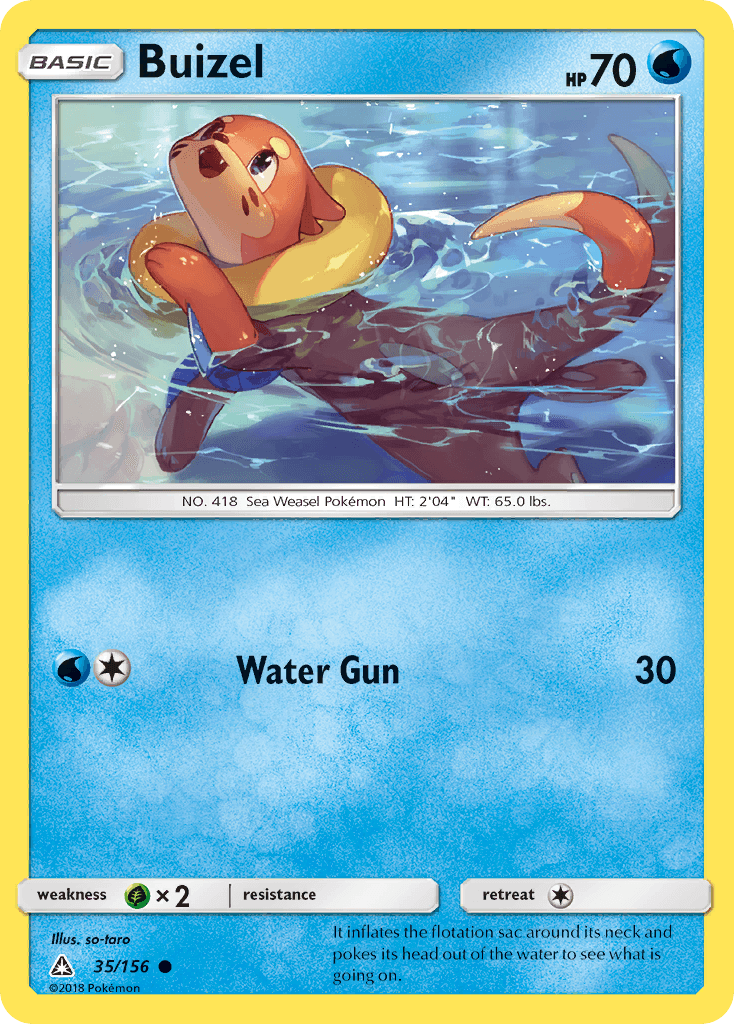 Buizel Ultra Prism card