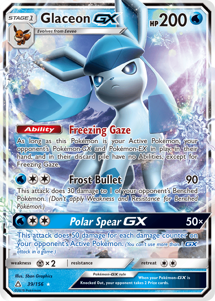 Glaceon-GX Ultra Prism card