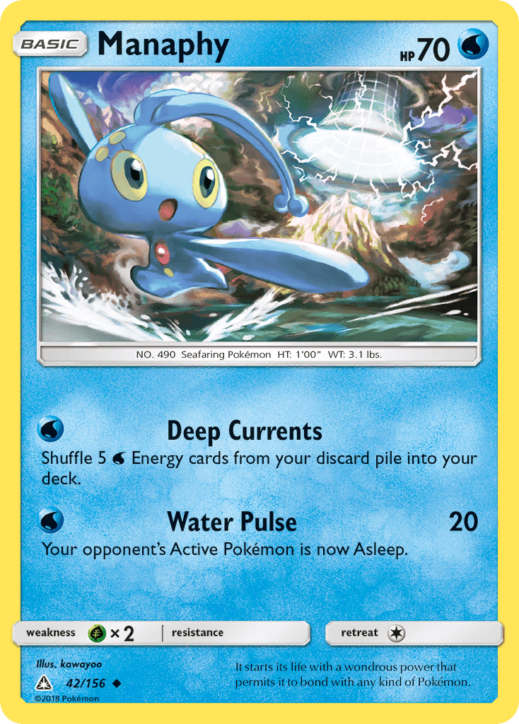 Manaphy Ultra Prism card