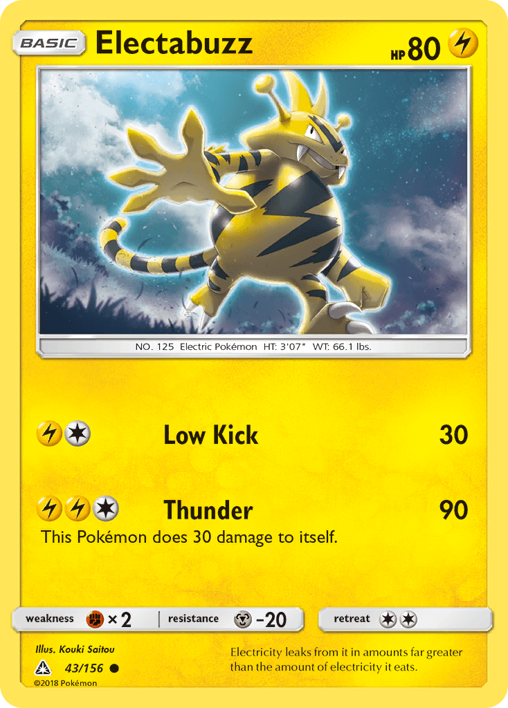 Electabuzz Ultra Prism card