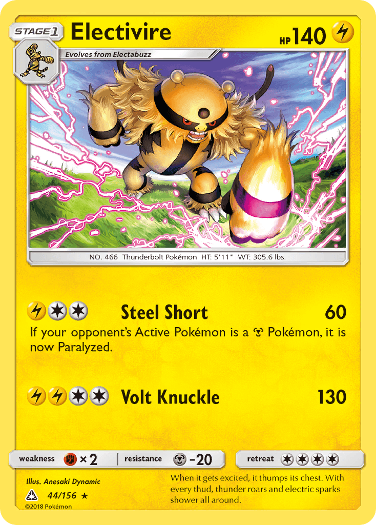 Electivire Ultra Prism card