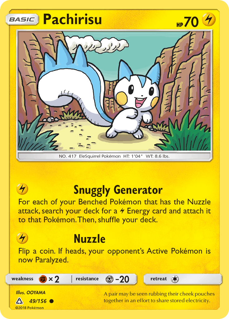 Pachirisu Ultra Prism card