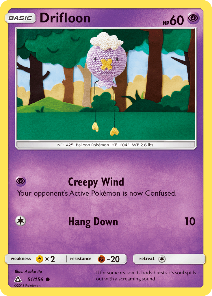 Drifloon Ultra Prism card