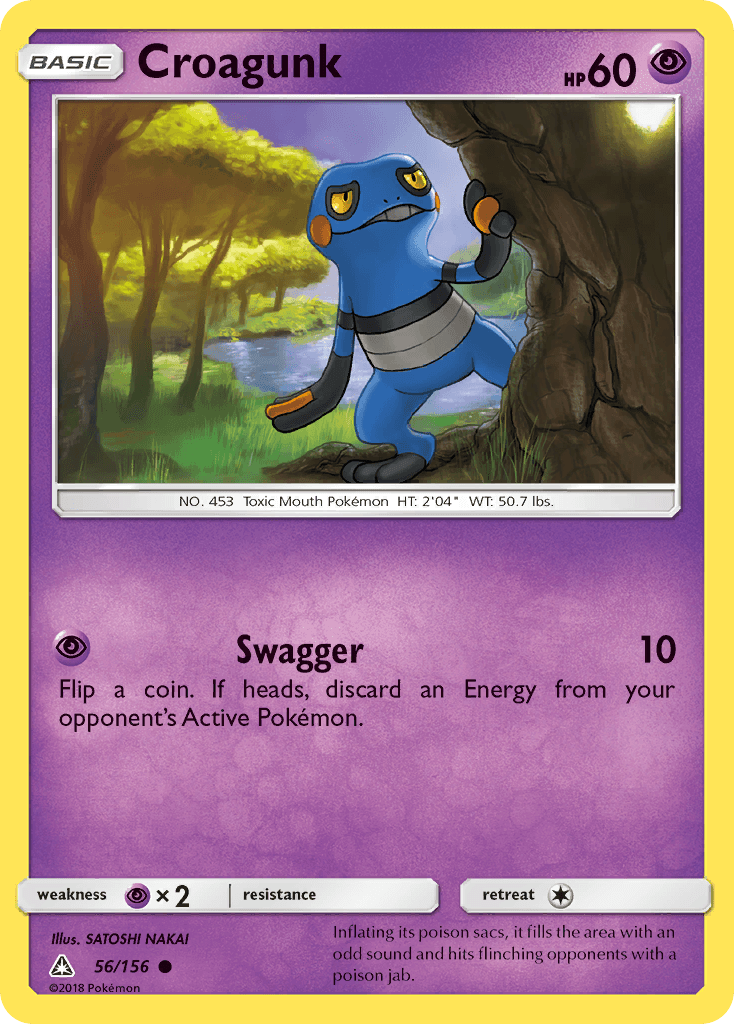 Croagunk Ultra Prism card