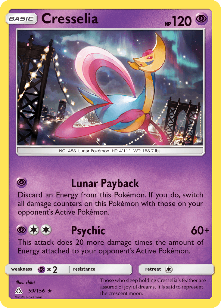 Cresselia Ultra Prism card