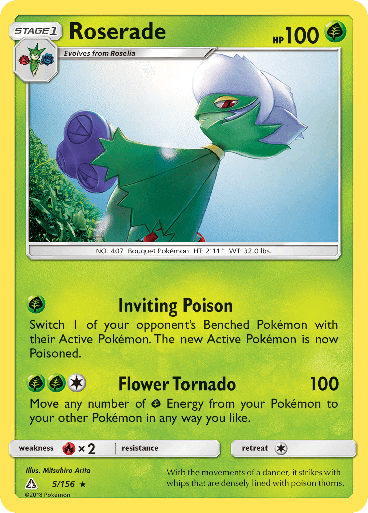 Roserade Ultra Prism card