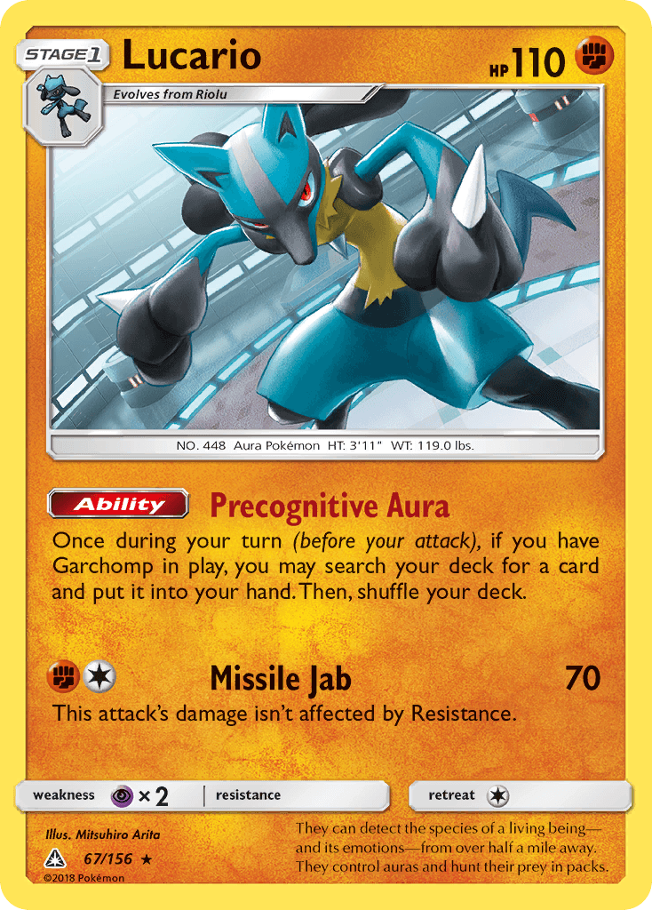 Lucario Ultra Prism card