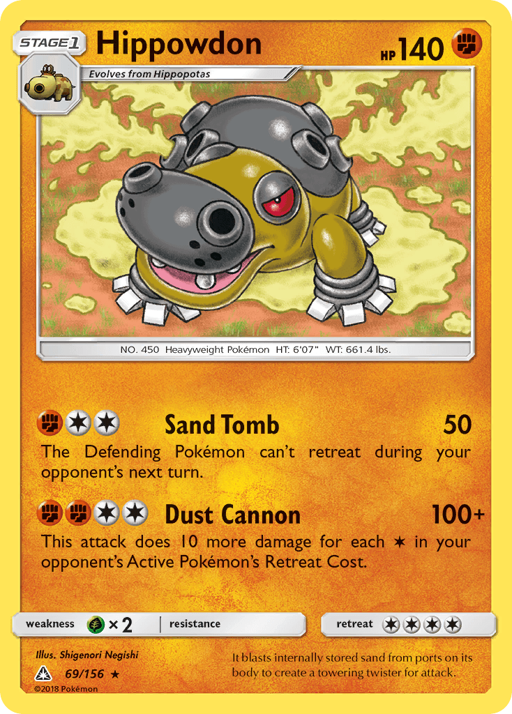 Hippowdon Ultra Prism card