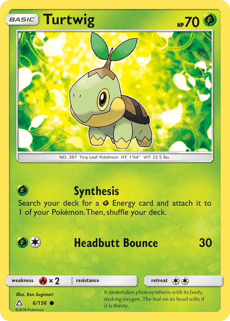 Turtwig Ultra Prism card
