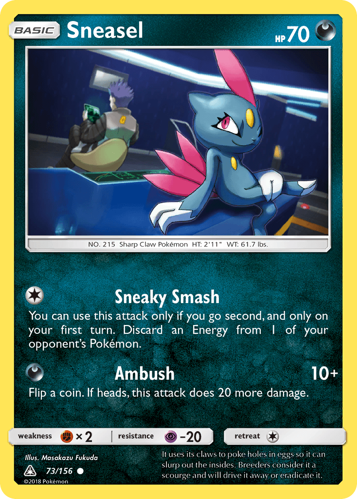 Sneasel Ultra Prism card
