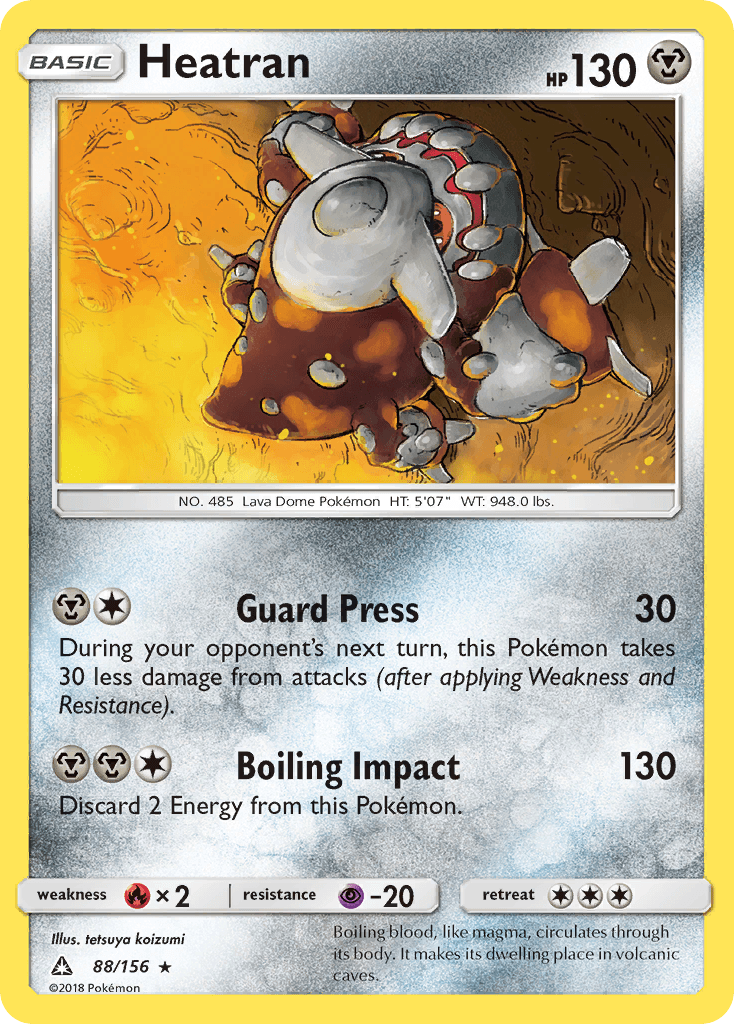 Heatran Ultra Prism card