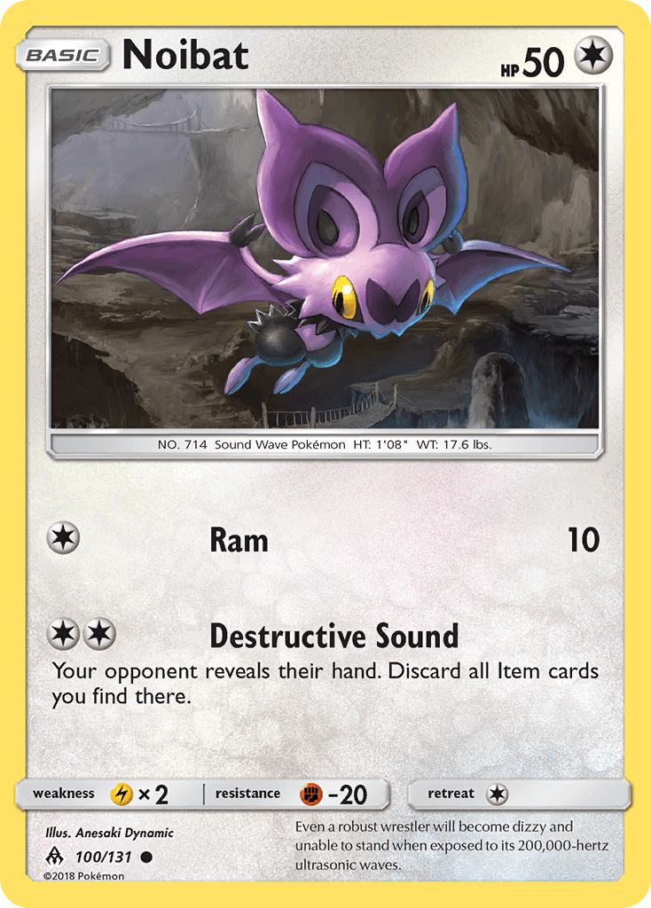 Noibat Forbidden Light card