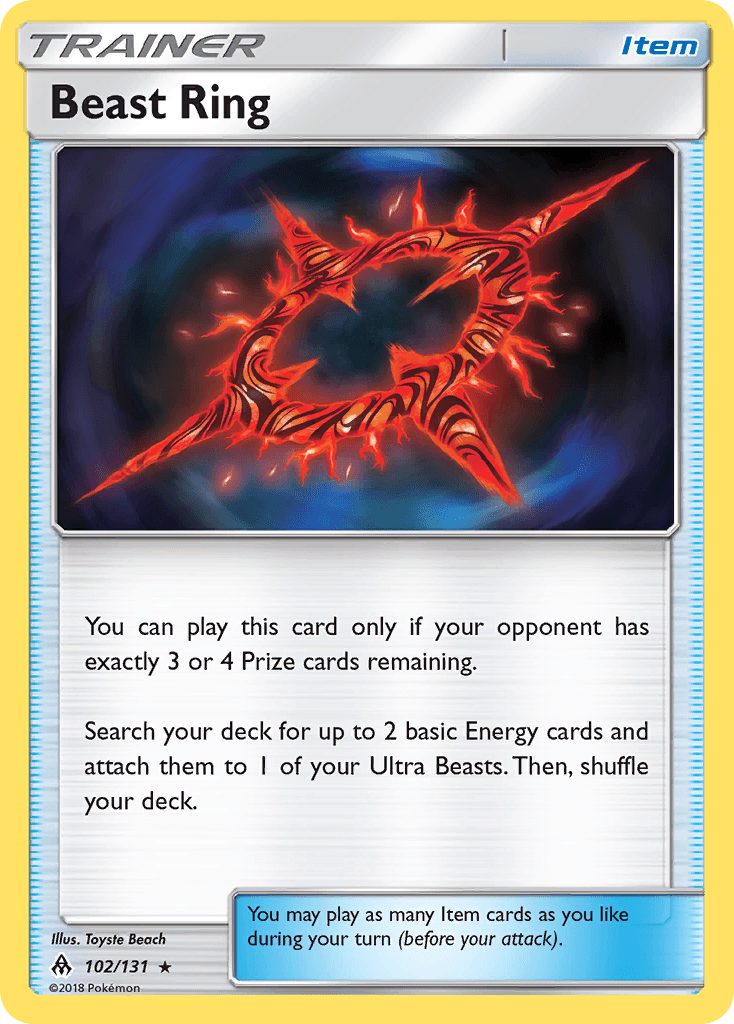 Beast Ring Forbidden Light card