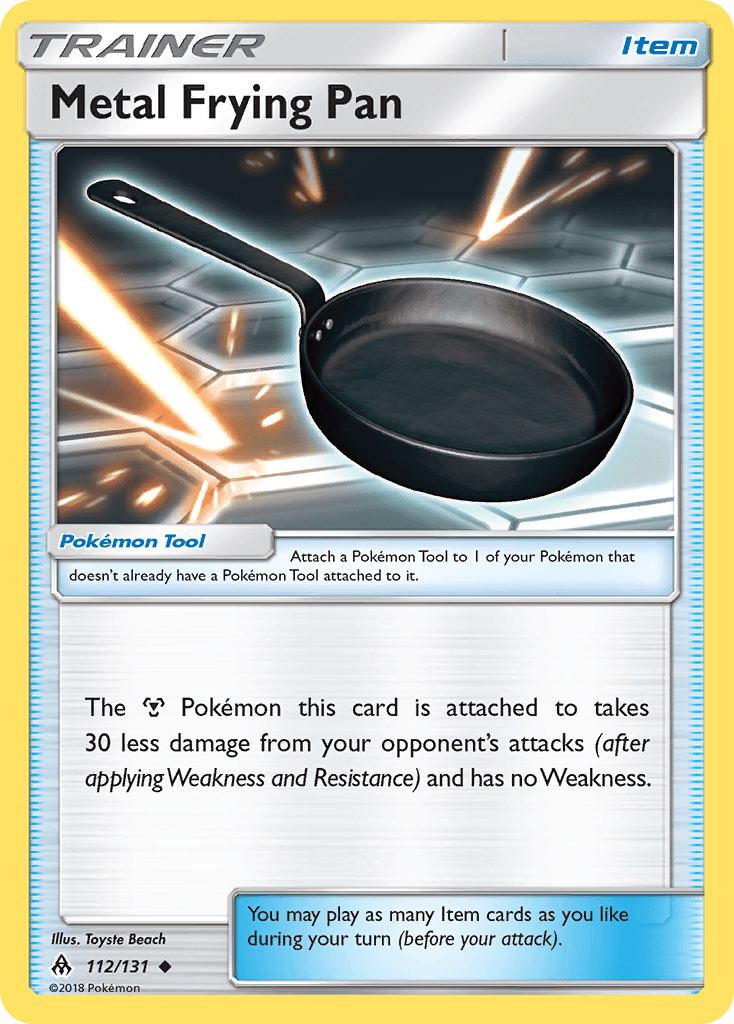 Metal Frying Pan Forbidden Light card