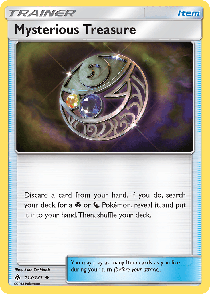Mysterious Treasure Forbidden Light card