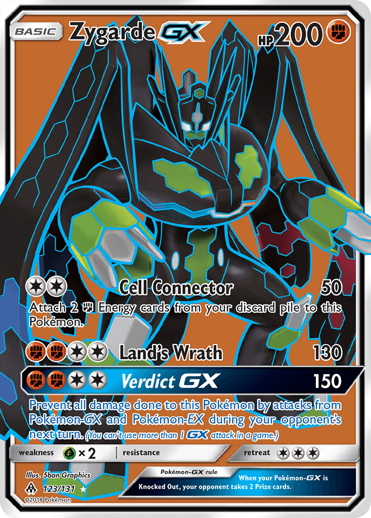 Zygarde-GX Forbidden Light card