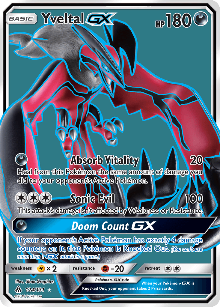 Yveltal-GX Forbidden Light card