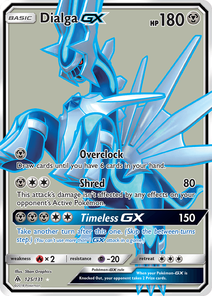 Dialga-GX Forbidden Light card