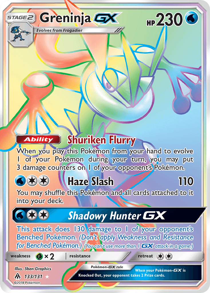 Greninja-GX Forbidden Light card