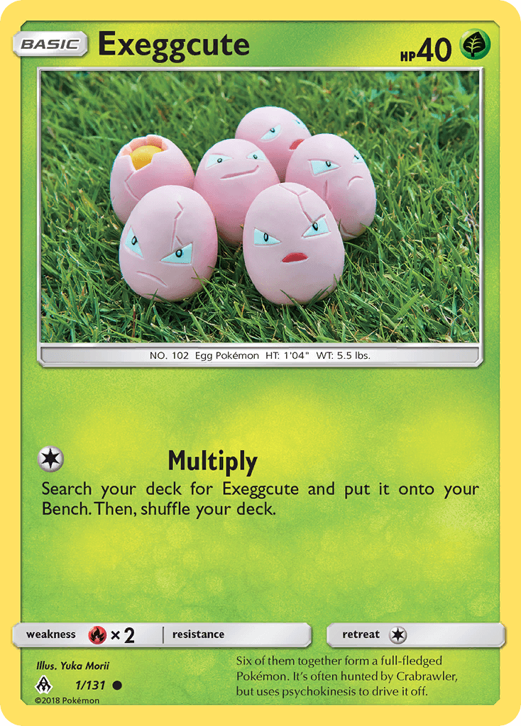 Exeggcute Forbidden Light card