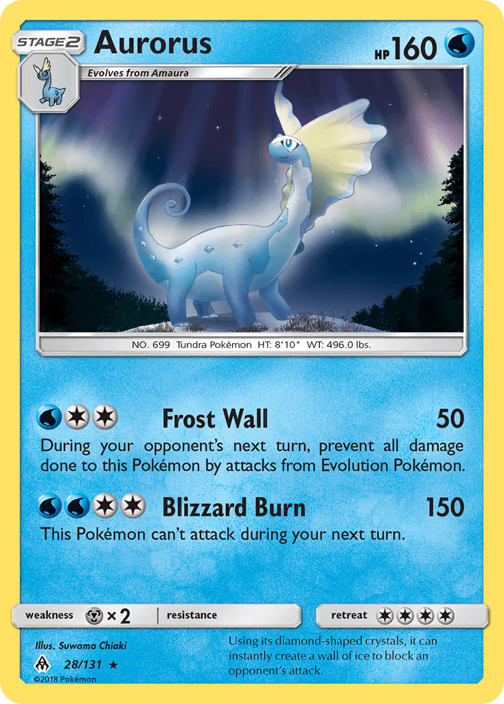 Aurorus Forbidden Light card