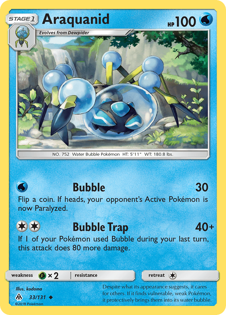 Araquanid Forbidden Light card