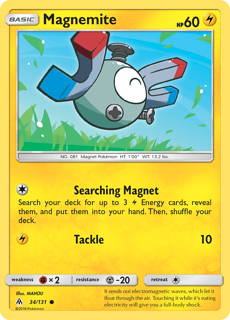 Magnemite Forbidden Light card