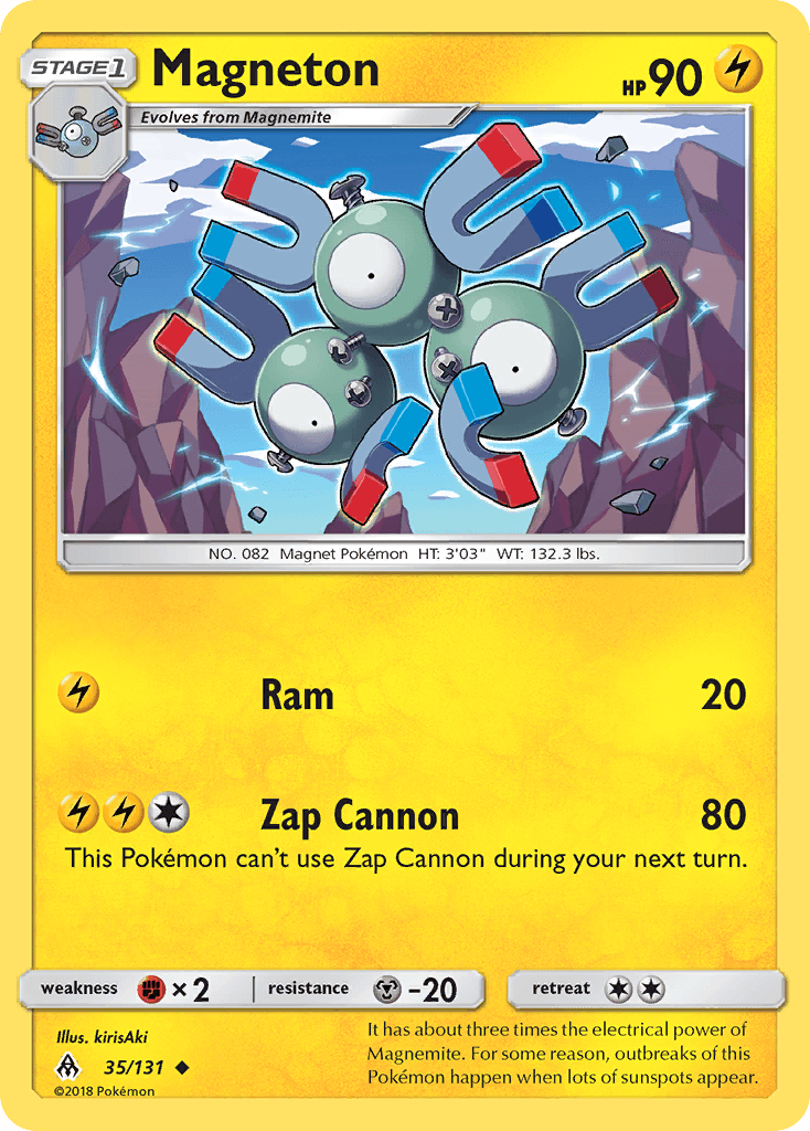Magneton Forbidden Light card