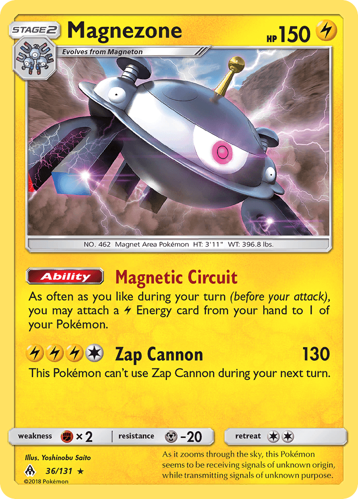Magnezone Forbidden Light card