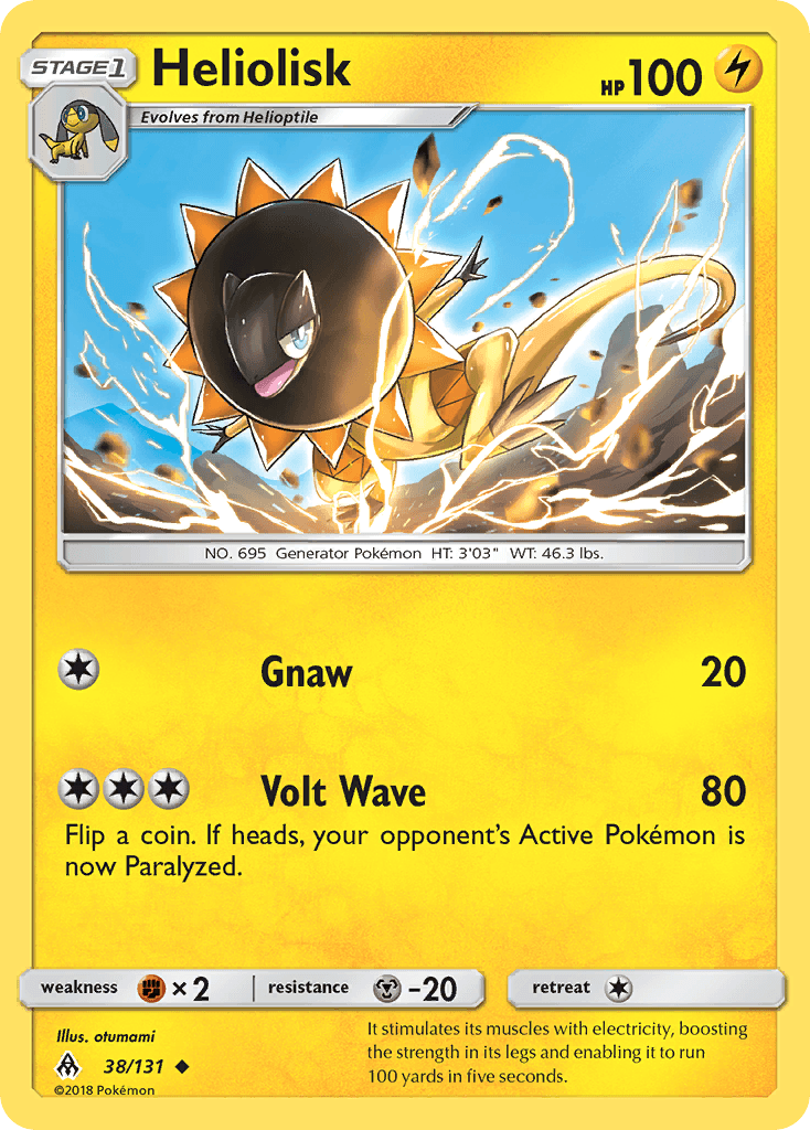 Heliolisk Forbidden Light card