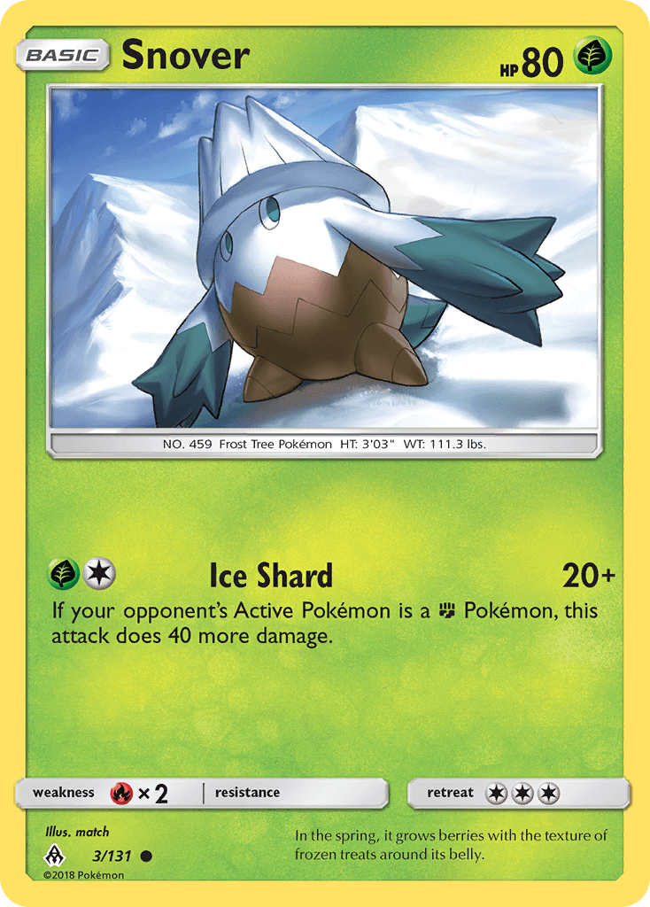 Snover Forbidden Light card
