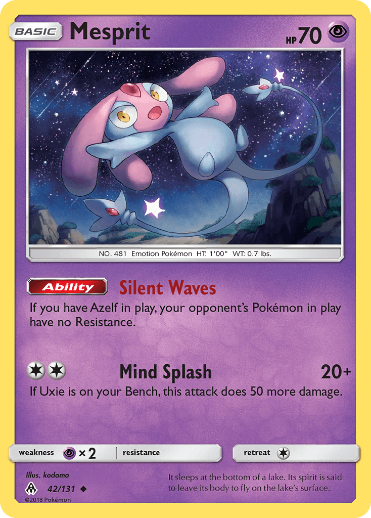 Mesprit Forbidden Light card