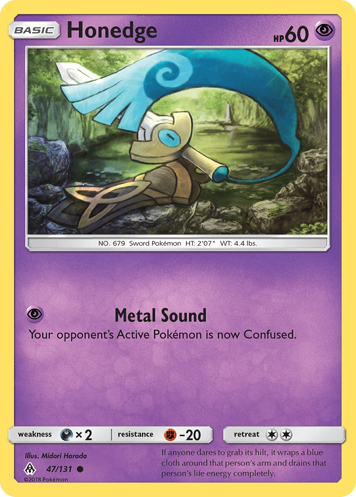 Honedge Forbidden Light card